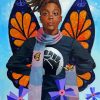 Cool Black Woman Butterfly Diamond Paintings