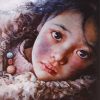 Cute Tibetan Girl Diamond Paintings