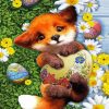 Cute Easter Fox Diamond Paintings