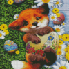 Cute Easter Fox Diamond Paintings