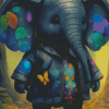 Cute Elephant Diamond Paintings