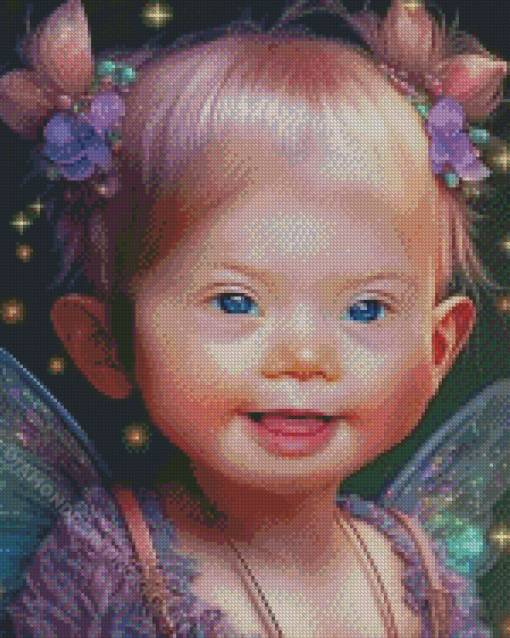 Down Syndrome Fairy Diamond Paintings