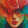 Flower Cubism Lady Diamond Paintings