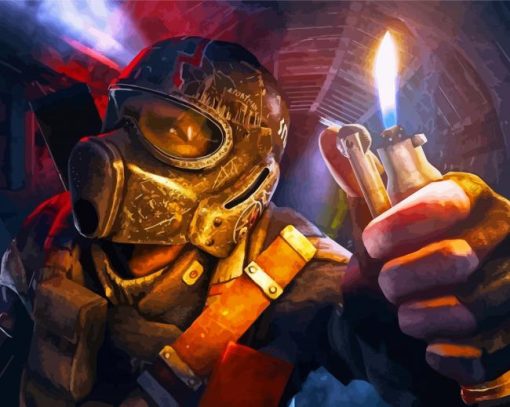 Metro 2033 Illustration Diamond Paintings