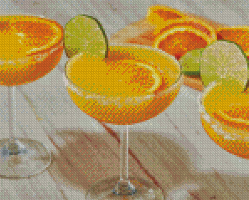 Mimosa Margaritas Diamond Paintings