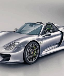 Porsche 918 Car Diamond Paintings