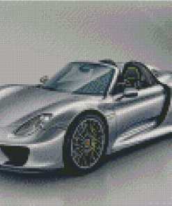 Porsche 918 Car Diamond Paintings