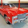 Red Cadillac Eldorado Car Diamond Paintings