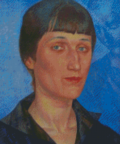 Russian Anna Akhmatova Art Diamond Paintings