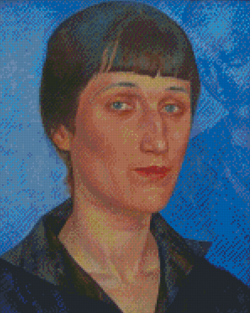 Russian Anna Akhmatova Art Diamond Paintings