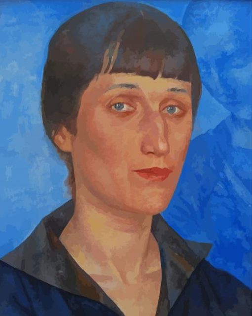 Russian Anna Akhmatova Art Diamond Paintings