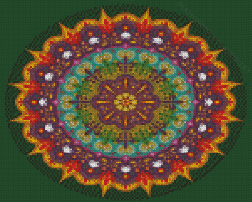 Sun Mandala Diamond Paintings