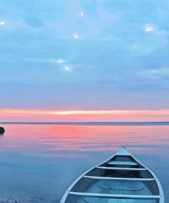 Sunset At Lake Winnipeg Canada Diamond Paintings