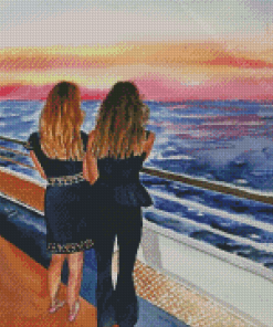 Teenager Sisters Diamond Paintings