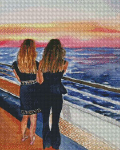 Teenager Sisters Diamond Paintings