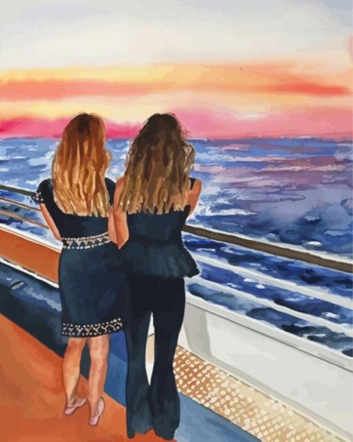 Teenager Sisters Diamond Paintings