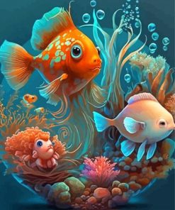 Tropical Fish Diamond Paintings