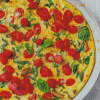 Vegetable Frittata Diamond Paintings