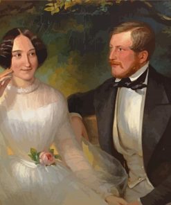 Victorian Love Couple Wedding Diamond Paintings