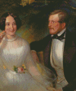 Victorian Love Couple Wedding Diamond Paintings