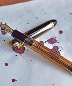 Vintage Fountain Pen Diamond Paintings