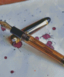 Vintage Fountain Pen Diamond Paintings