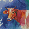 Watercolor Cow Diamond Paintings