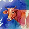 Watercolor Cow Diamond Paintings