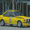 Yellow Opel Commodore Diamond Paintings