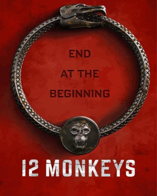 12 Monkeys Poster Diamond Paintings