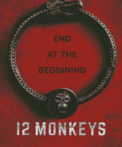 12 Monkeys Poster Diamond Paintings