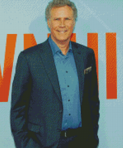 Actor John Will Ferrell Diamond Paintings