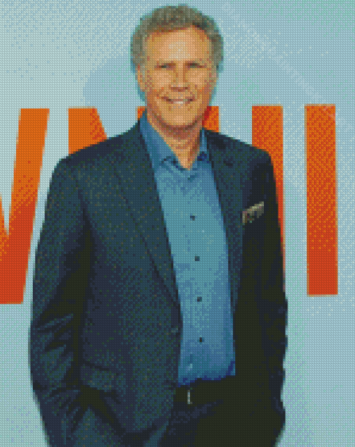 Actor John Will Ferrell Diamond Paintings