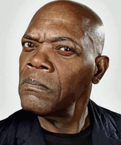 Actor Samuel L Jackson Diamond Paintings