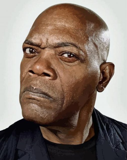 Actor Samuel L Jackson Diamond Paintings