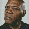 Actor Samuel L Jackson Diamond Paintings