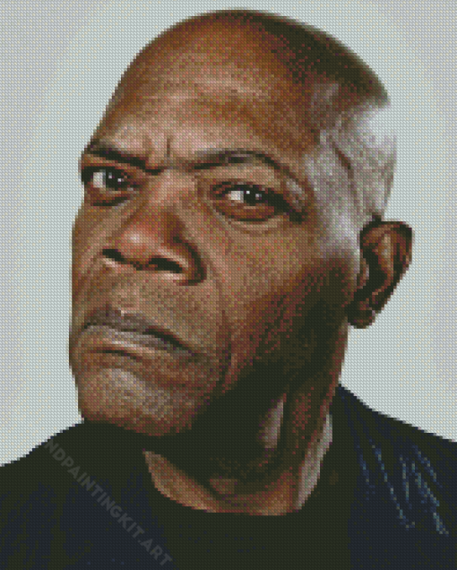 Actor Samuel L Jackson Diamond Paintings