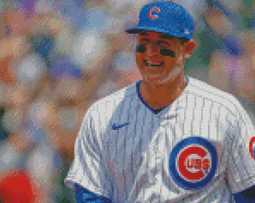 Anthony Rizzo Cubs Baseballer Diamond Paintings