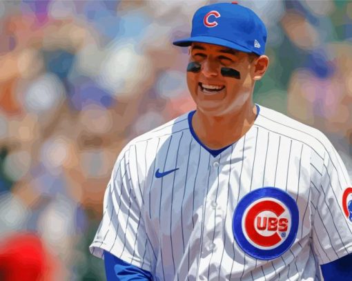 Anthony Rizzo Cubs Baseballer Diamond Paintings