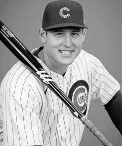 Anthony Rizzo In Black And White Diamond Paintings