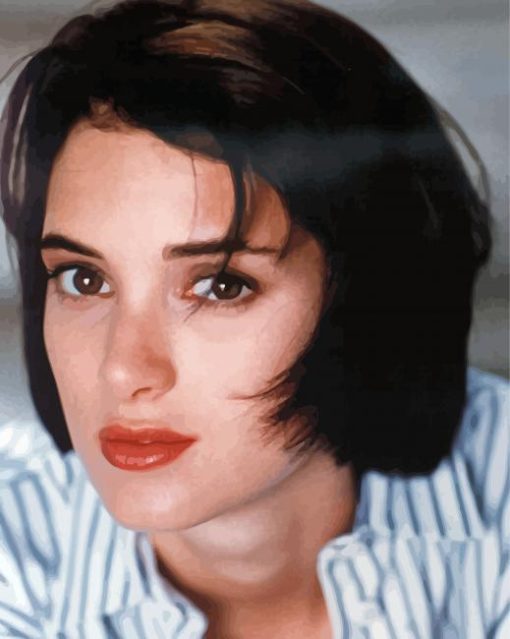 Young American Actress Winona Ryder Diamond Paintings