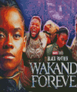 Black Panther Wakanda Movie Diamond Paintings