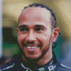 Close Up Lewis Hamilton Smiling Diamond Paintings