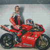 Foggy Carl Fogarty Motorcycle Racer Diamond Paintings