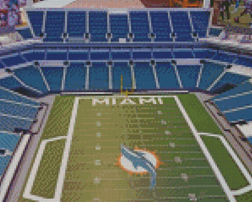 Hard Rock Stadium Diamond Paintings