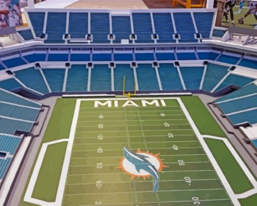 Hard Rock Stadium Diamond Paintings