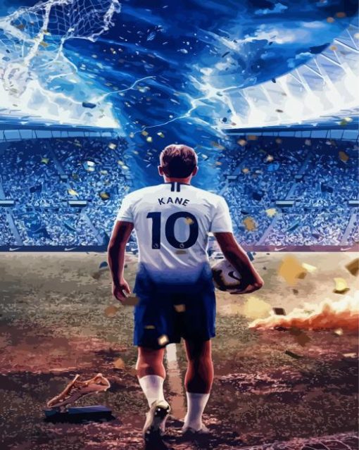 Harry Kane Storm Art Diamond Paintings