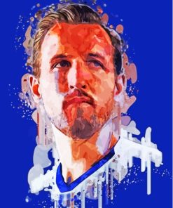 Harry Kane Splatter Diamond Paintings