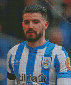 Huddersfield Town Pipa Player Diamond Paintings