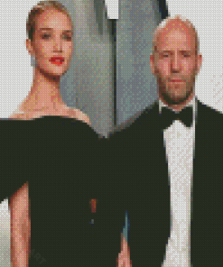 Jason Statham And Rosie Huntington Whiteley Diamond Paintings